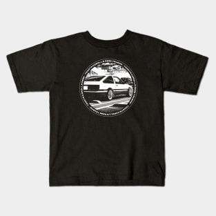 TOYOTA COROLLA AE86 TRUENO Black 'N White 4 (Black Version) Kids T-Shirt